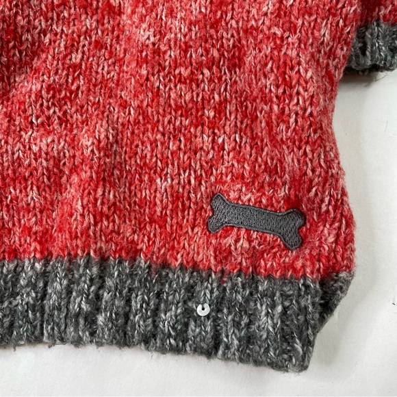 14”x8” Small Dog Knit Hoodie Sweater - Picture 5 of 6